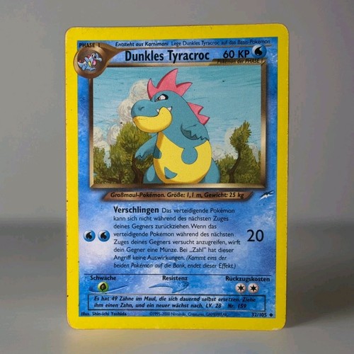 Dunkles tyracroc pokemon karte - tyracroc,