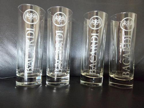 Bacardi longdrink gläser - 4, longdrink-gläser
