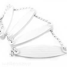 Badeleiter 4 Stufen Strickleiter Bootsleiter Leiter Hängeleiter Notleiter Boot