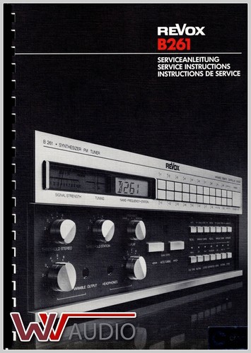 Revox b261 service manual - service,