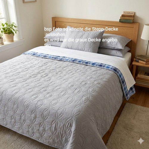 Grau 167x233 tagesdecke - grau,
