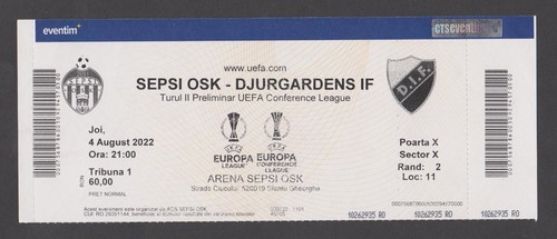 Ticket sepsi osk - ticket, vs