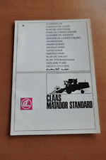 Schmierplan CLAAS MATADOR