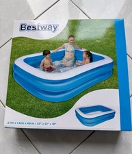 XXL Planschbecken Schwimmbecken großer Family Pool aufblasbar Familypool 211cm