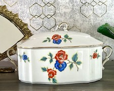 Antik Art Déco Porzellan Dose