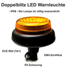 Orange doppelblitz led - doppelblitz,