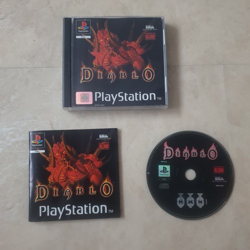 Diablo ps1 pal black - ps1, label