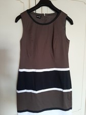 Gerry Weber Etuikleid Braun/Weiß/Schwarz Gr 38