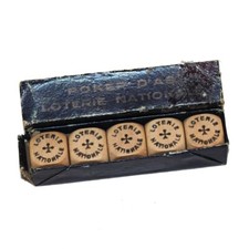 Altes Poker Würfelspiel