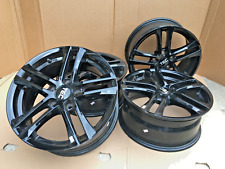 4x Alufelgen TEC SPEEDWHEELS AS4 Schwarz Glanz BG 7x16 ET48 5x112 250020425s102
