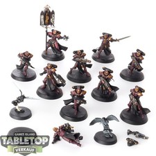 Adepta Sororitas - 10x Adepta Sororitas Dominion Squad - bemalt