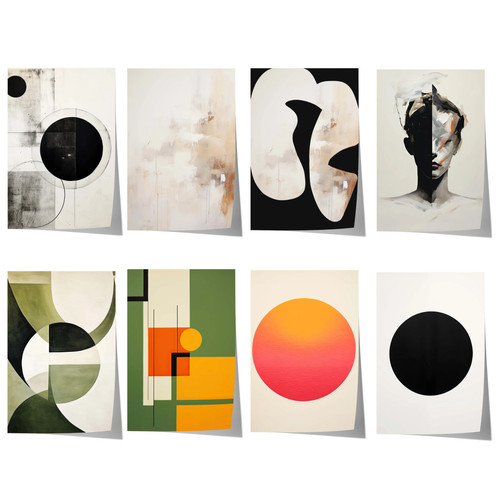 Geometrische abstrakte poster - geometrische,