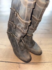 Belstaff Damenstiefel – Größe EU 38 – Absatzhöhe 9,5 cm
