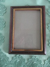 Bilderrahmen 15 x 11 cm braun mit gold
