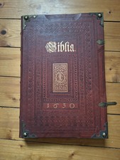 MERIAN KUPFERBIBEL BIBLIA 1630 Goldschnitt ECHTGOLD LIMITIERTE PRACHTAUSGABE