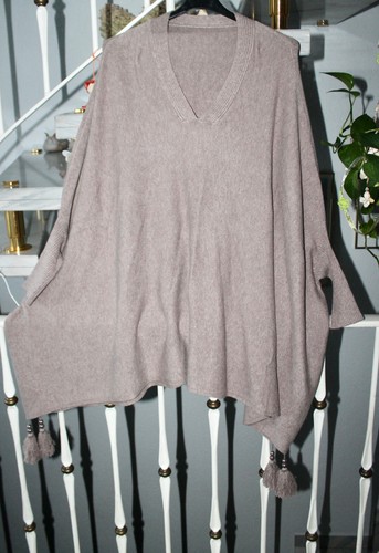 Poncho pullover lagenlook - pullover,