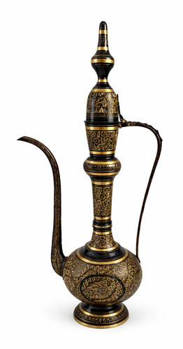 Orientalische messingkanne - orientalische,