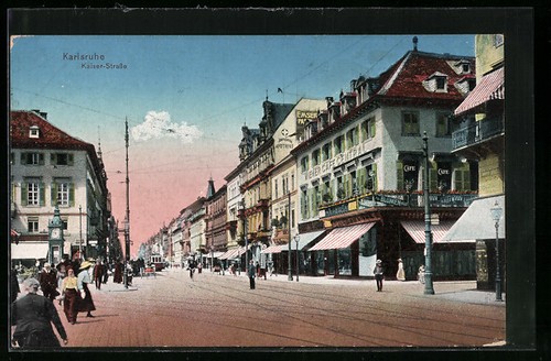 Ansichtskarte karlsruhe - ansichtskarte,