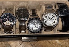 Uhren Sammlung Konvolut Markenuhren Royal Swiss Boss Jacques Lemans Fossil Guess