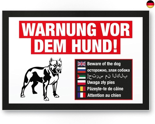 Warnung vor dem hund schild - warnung,
