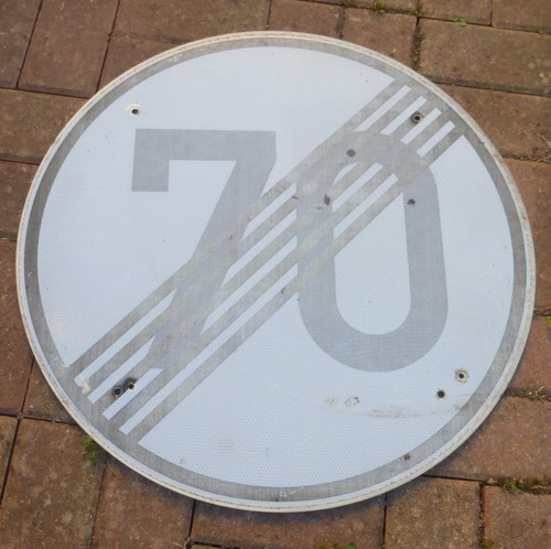 Altes verkehrsschild schild - altes,