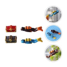 4 Pcs Taucher Figur Mini