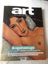art Kunstmagazin 12/2023, Dezember 2023, Modigliani etc.