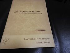 Heathkit Universal-Prüfsender SG-8E Bau- und Bedienungsanleitung