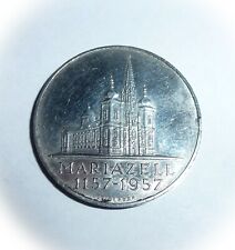 Münze Österreich 25 Schilling Basilika Mariazell 1157 -1957 800 Silber