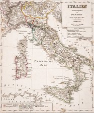 Italien Landkarte Original