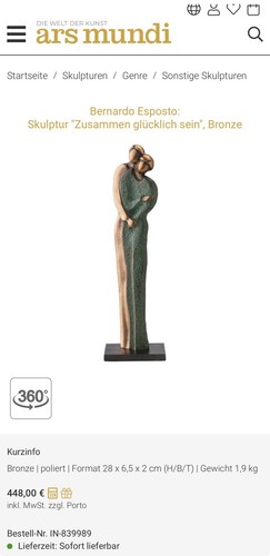 Ars mundi bronze skulptur - ars,
