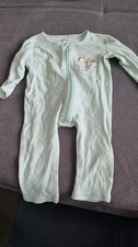 Türkiser Baby Strampler ohne Füße Schlafanzug Größe 74/80 (Lily&Dan)