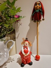 Narrenstab  Schellenstab Holz