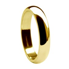 3mm 18ct Solide Gelbgold