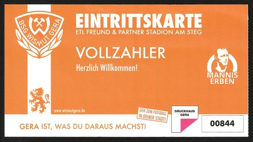 Ticket 2019 2022 - |, bsg