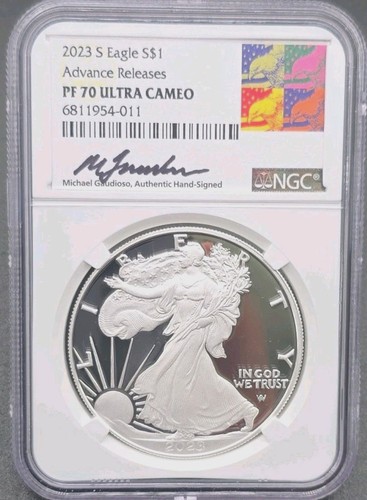 2023 proof silver eagle - eagle, ngc