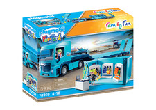 Playmobil Ref. 70959 Neu RAR FunPark LKW Auflieger Pritsche und Container