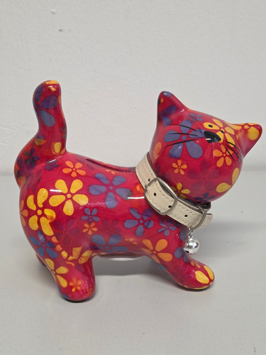Spardose katze aus keramik - katze,