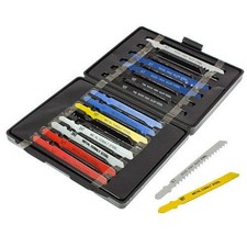 14 STÜCK VERSCHIEDENE STICHSÄGEBLATT SET BOSCH FITTING METALL KUNSTSTOFF HOLZ STICHSÄGEBLÄTTER