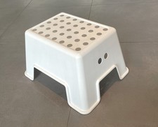 Hocker IKEA Bolmen weiß / Badezimmerhocker Tritt Stufe 44x35x25cm 705.744.29