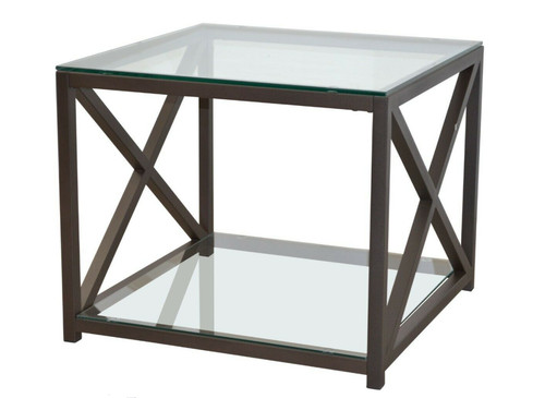 Beistelltisch metall braun - beistelltisch,
