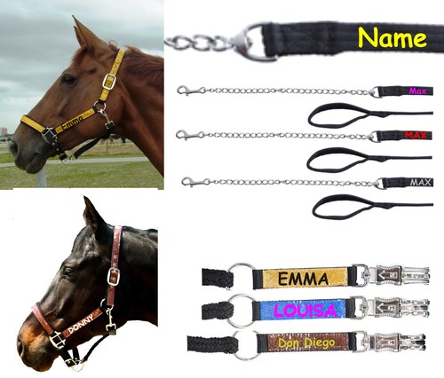 Halfter mit namen - (, pony