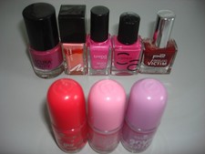 Konvolut Nagellack Essence trenditup p2 Lacura Catrice Manhattan rottöne benutzt