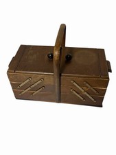 Nähkasten Nähkorb Holz alt