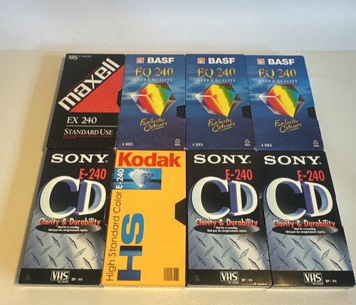 16x vhs 240 - 16x, kassetten