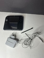 Nintendo 2DS Handheld Spielkonsole Schwarz Blau Geprüft✅ TOP✅