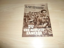 Progress Filmillustrierte 49 / 56 - ...Du und mancher Kamerad - Programmheft