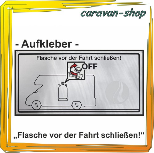 Aufkleber caravan wohnmobil - f.,