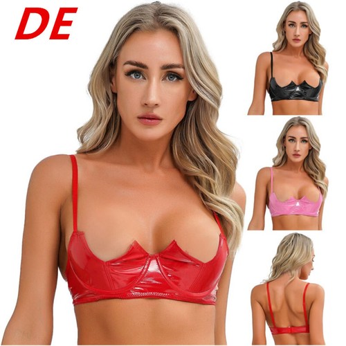 Damen lackleder leder - damen, bh