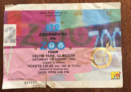 1993 zoo station concert - ,